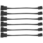 6 StüCk 4Pin PWM auf 3Pin Standard KüHlung LüFter Adapter Kabel V9N56964