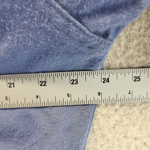 Vintage FIELDMASTER Blanket Fleece Shirt Mens Large Blue Soft Button Down Cotton - Picture 14 of 21