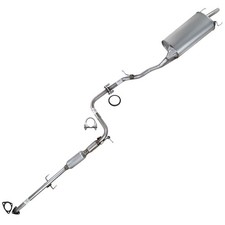 Stainless Steel Resonator Muffler Exhaust Kit Fits 1996-1997 Honda Accord 2.2l