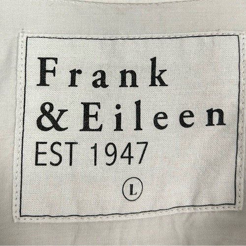 Camisa Frank & Eileen Barry para mujer talla L botón delantero 100 % algodón ligera - Imagen 5 de 7
