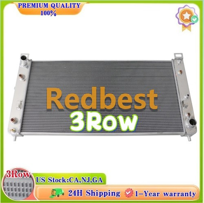 #ad #ad 3Row Aluminum Radiator For 2003 07 Chevrolet Silverado GMC Sierra 8.1L V8 GAS AT $237.00