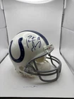Peyton Manning Signed Mini Helmet Colts Steiner Hologram - Comes With Case