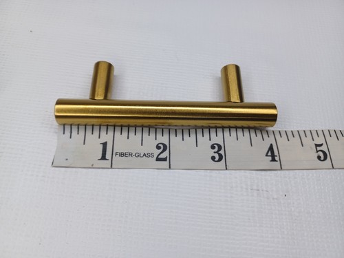 Kitchen Or Bathroom Cabinet Or Drawer Pulls Set Of 10 Gold Tone - Picture 8 of 8