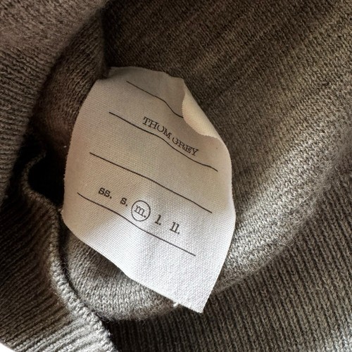 Maglione Thom Browne Thom Grigio Taglia M | Riga | Patch Gomito Scamosciato - Foto 13 di 20