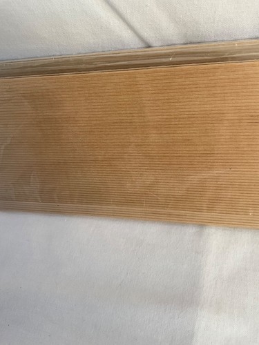 12 Nordöstliches Puppenhaus Schindelbrett Abstellgleis Lindenholz 1/16" x 3 1/2" x 24" Neu aus altem Lagerbestand - Bild 4 von 4