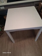 Dining Set for 2 Wood Top Table and 2 Upholstered Chairs for Small Space Kitchen