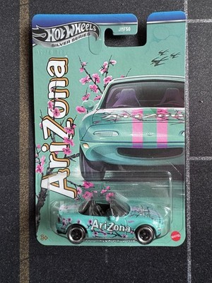Hot Wheels '91 Mazda MX-5 Miata 7-Eleven Exclusive Silver Series AriZona 7-11