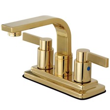 Kingston Brass KB846.NDL NuvoFusion 1.2 GPM Centerset Bathroom - Brass