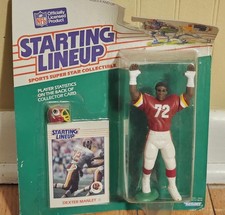1988 Starting Lineup FOOTBALL Figure DEXTER MANLEY Kenner Washington Redskins