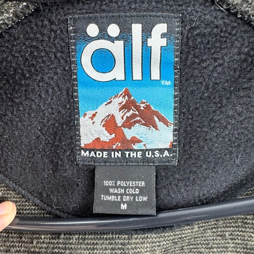 Vintage Alf Kuhl Jacket Mens Medium (Fits Large) Heavy Fleece 90s Made in USA - Picture 9 of 19