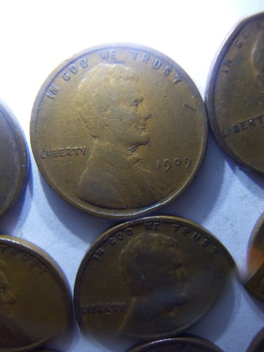 12 WHEAT PENNIES 1909-1919 COMPLETE SET OF P-MINTS - Picture 5 of 11