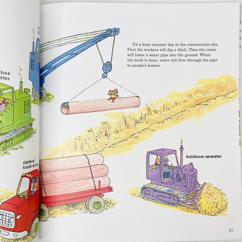 Large Paperback Richard Scarry’s Best Busy Year Ever by Richard Scarry 2021 - Picture 15 of 24