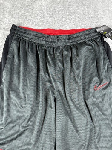 Nike Shorts Herren 2XL schwarz grau Performance Basketball Dri Fit Swoosh Baggy neu - Bild 2 von 16