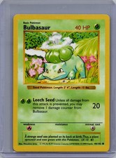 Bulbasaur 044/102 Base Set (Shadowless) Regular