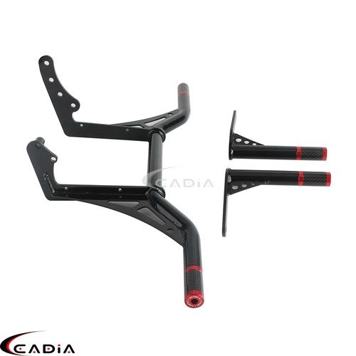 Barra de choque de carretera alforjas protectores marco deslizante para Harley Low Rider ST FXLRST - Imagen 4 de 9