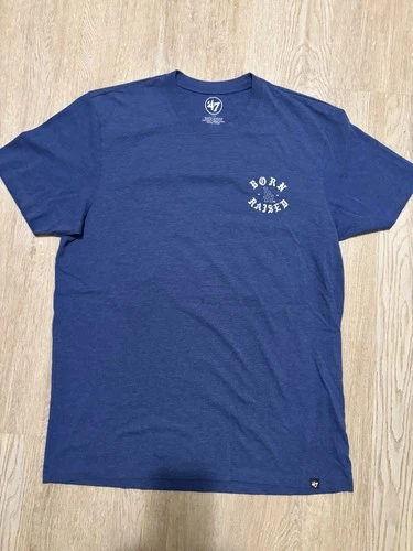 '47 Los Angeles Dodgers Born Raised World Series Blue Men’s Cotton Tee - product listing photo