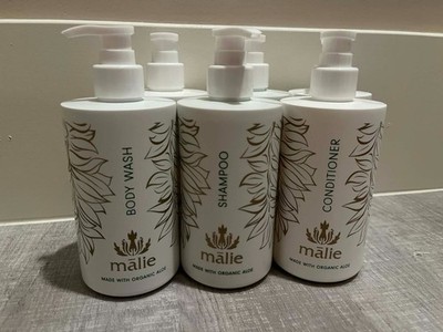 Malie Hawaiian Organics Set  6 Bottles (Shampoo, Conditioner & Body Wash)