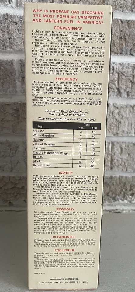 Vintage Bernz-O-Matic Propane Conversion Set Made In USA New No Propane AT5600 - Image 3 of 4