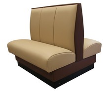 Atlanta Booth  Chair B3-C36300 3/4 Circle Booth, 48x90x90x48, Upholstered Ch...