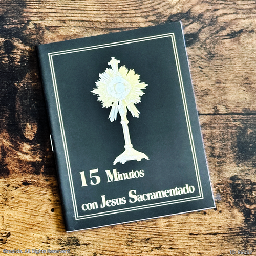 Novena 15 Minutos con Jesus Sacramentado Spanish Language Book of Prayer - Picture 1 of 4