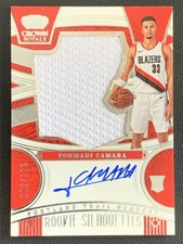 Toumani Camara 2023-24 Crown Royale Rookie Silhouettes Jersey Auto RC /125 #140