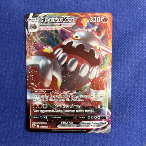 Heatran VMAX 026/189 Astral Radiance Ultra Rare Holo Pokemon TCG Card NM - Picture 1 of 3