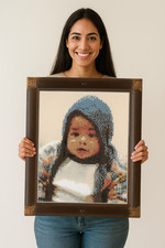 UK made - Delivered in 5 Days Personalised Photo Custom Diamond Painting Art Kit