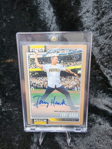 Tony Hawk [Gold] #FP-6 2026 Topps First Pitch Autograph card