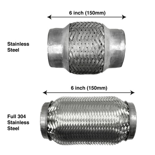 Exhaust Flexi Pipe Weld On iLOK Stainless Steel joint Repair Turbo Flex Flexible - 第 10/12 張圖片