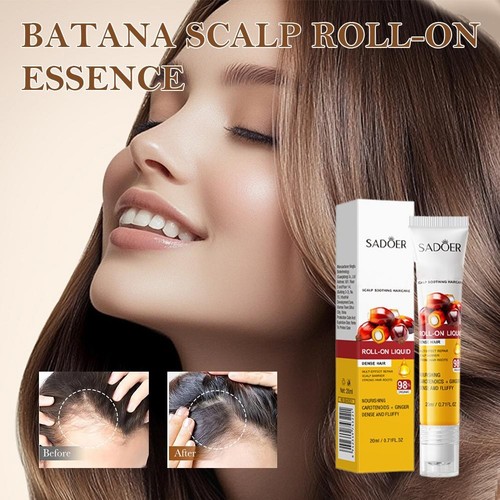 Hair Growth Oil Roll On Serum For Thinning Hair Loss Care Scalp Treatment 9CK5 - Bild 4 von 21