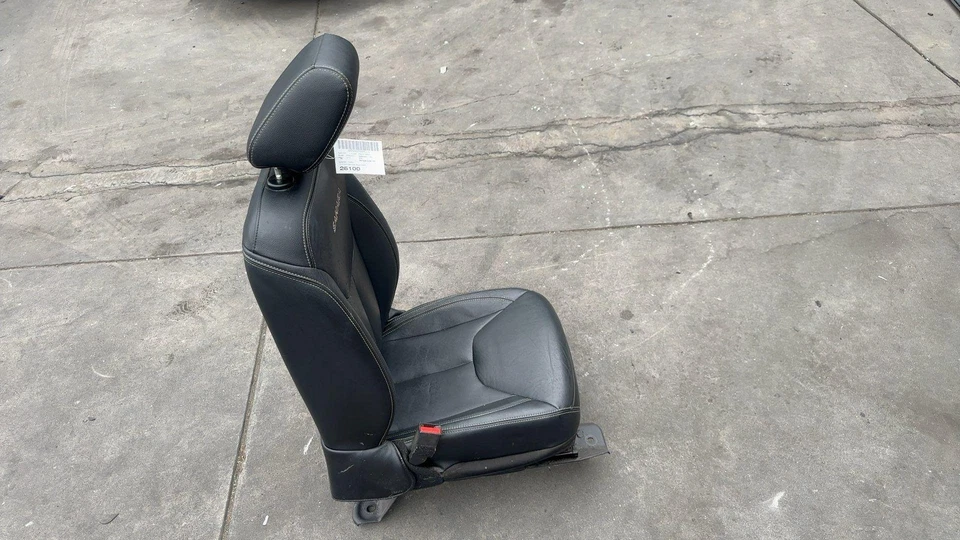 ⭕ 11-17 Jeep Wrangler Front Driver Side 1st Row Bucket Seat Black Leather Left Foto 2 de 4