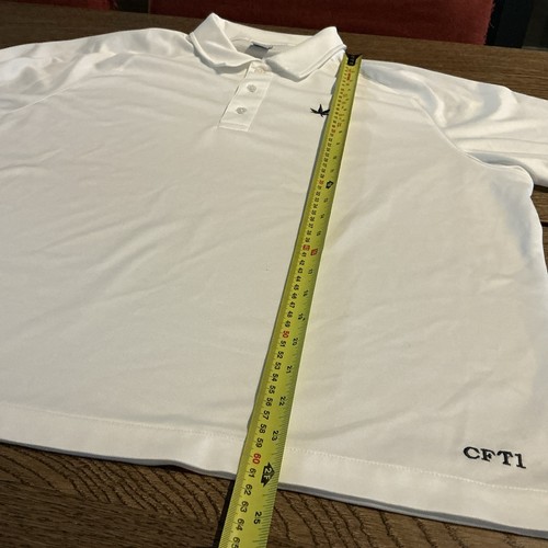 Boast Mens Performance Short Sleeve Polo Shirt - White - Size Large-Tennis - Picture 12 of 17