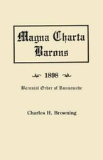 Browning The Magna Charta Barons and Their American Desc (Paperback) (UK IMPORT)