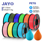 JAYO 10KG PETG 3D Printer Filament 1.75mm 1.1KG/SET Exceptional Layer Adhesion