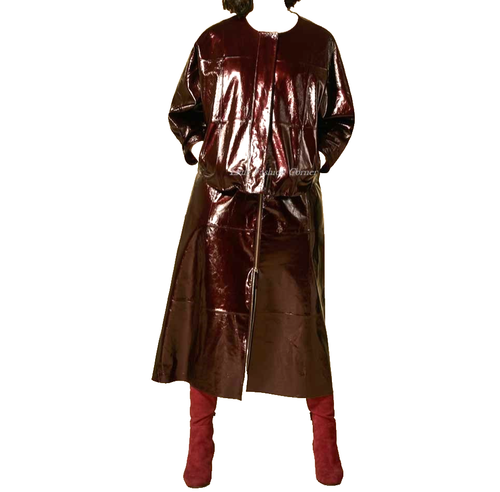 🌟MARINA RINALDI LEATHER Jacket PLUS size 29 US W20_ It58_ De50_ Gb24_Fr54 - Picture 5 of 24