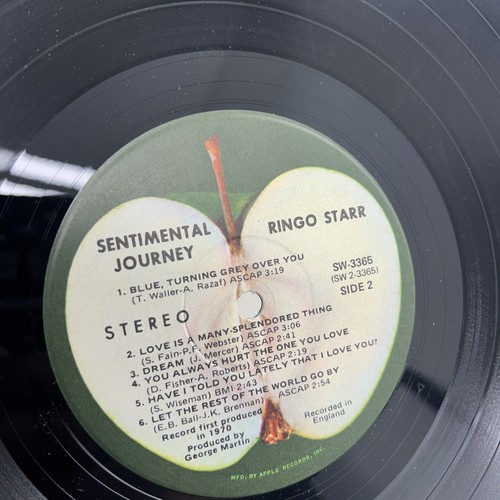 Ringo Starr - Sentimental Journey - Vinyl LP - 1970 Apple SW-3365 - VG+/EX - Picture 10 of 10