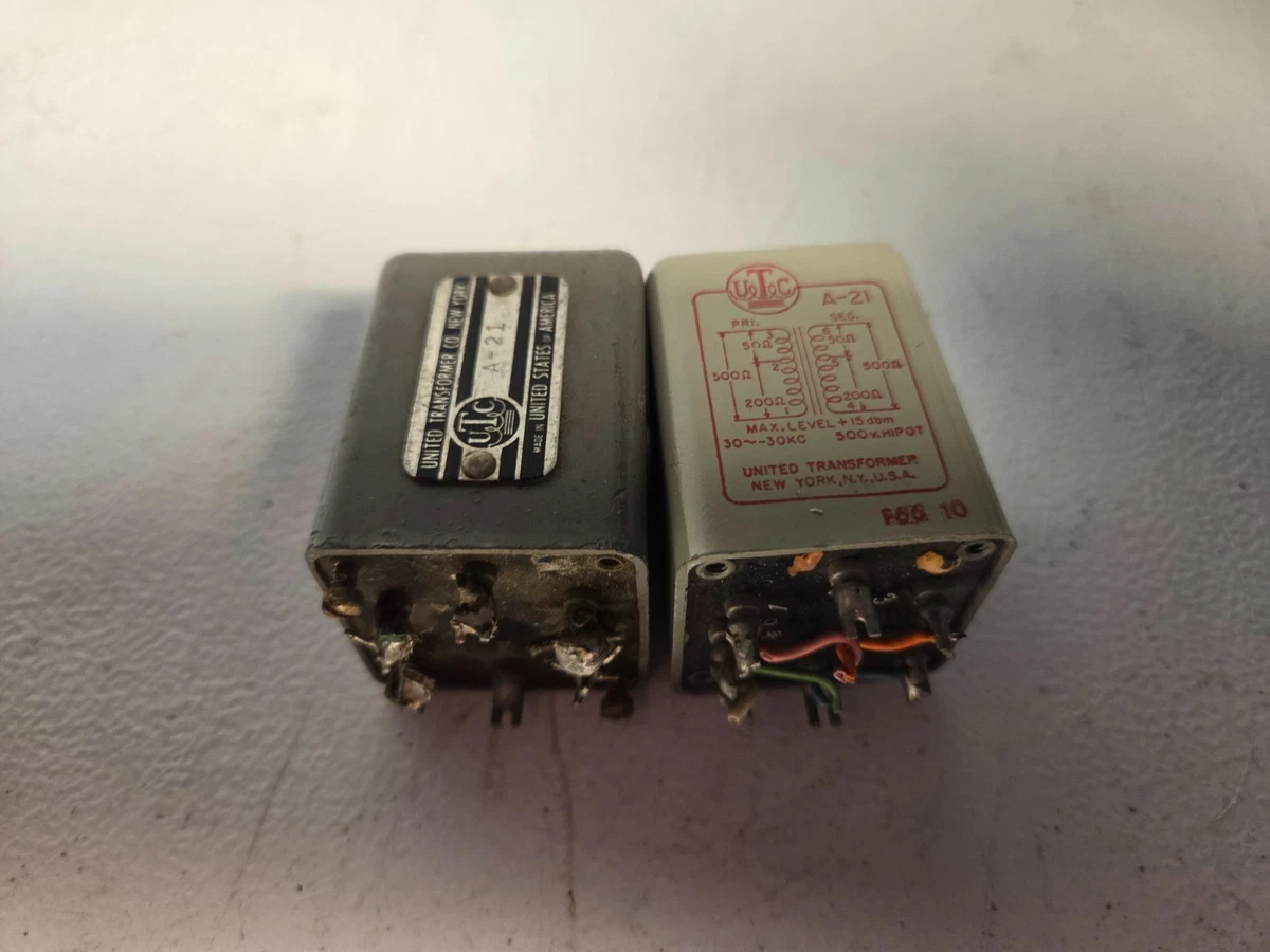 UTC Vintage Electrical Transformers for sale - eBay