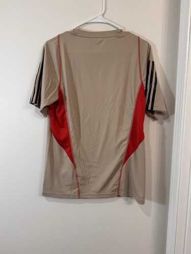 Adidas Herren Slim Fit Small São Paulo Fußball Training Trikot 23/24 hellbraun - Bild 3 von 6