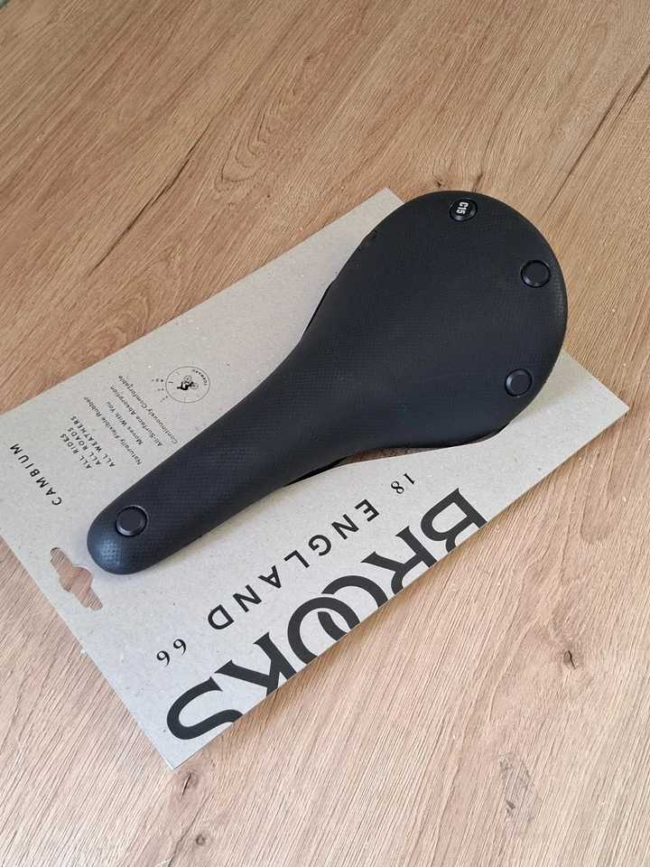 Brooks Cambium C15 All Weather Saddle Negro Impermeable Urbano Gravel Asiento... - Imagen 2 de 4