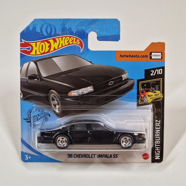 Hot Wheels '96 Chevrolet Impala Ss Schwarz Hw Nightburnerz 2020 2/10 - 232/250-image