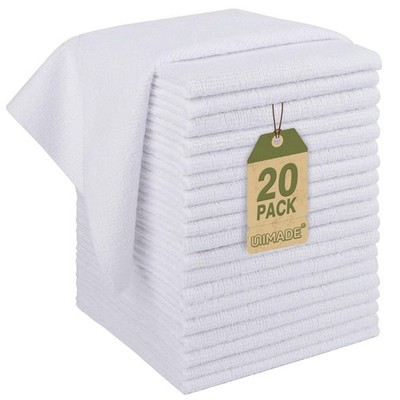 UNIMADE Microfiber Cleaning Cloth, 20 Pack Reusable Microfiber Towels for Car...