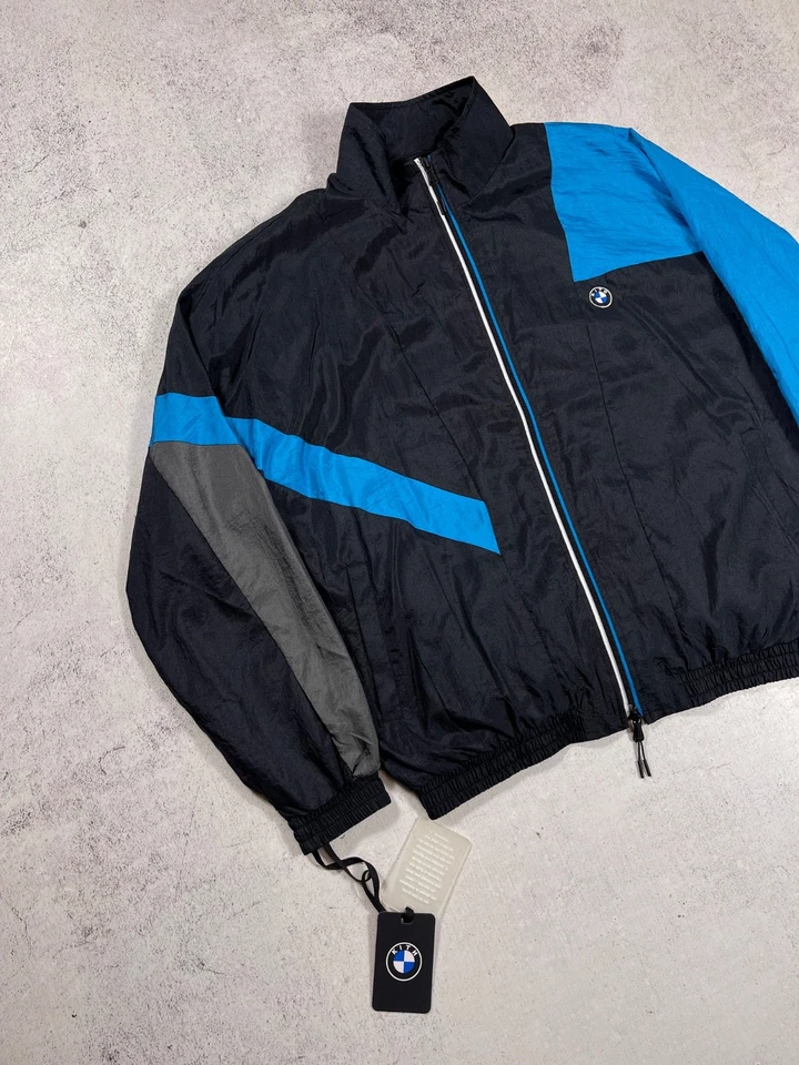 Kith x BMW Men's Nylon Track Racing Jacket Black Multi NWT FW2020 - Image 4 of 4