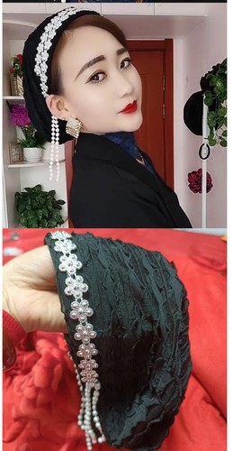 Mujeres Diadema Sombrero Cubierta para la Cabeza Gorras Turbante Islámico Pérdida de Cabello Gorro Dama Prendas para la Cabeza - Imagen 11 de 37