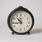 Pottery Barn Vintage Bronze Metal Alarm Clock Retro Desk Mantel Working