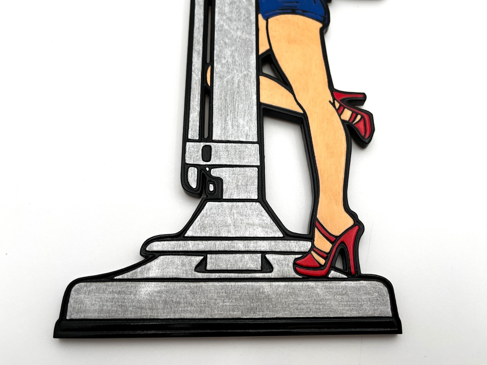 D 104 Microphone Wall Plaque, CB Radio Room Ham Shack Decor