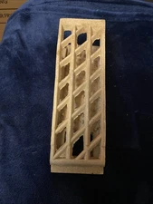 Vintage Radiant Ceramic Heater Grate Insert Brick