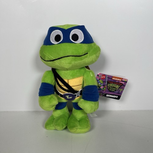 Teenage Mutant Ninja Turtles Mutant Mayhem Leo Leonardo 22cm Soft Plush Toy TMNT - Picture 1 of 10