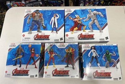 Marvel Legends Avengers Series (5) Two Packs/ Gray Hulk-Banner/Thor-Destroyer +