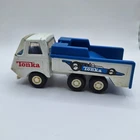 Vintage Tonka Mini 55010 Indy Race Car Transporter Hauler Tiny Tonka Series Blue