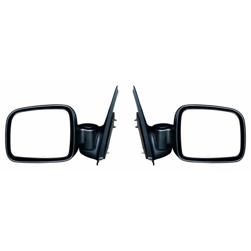 For Jeep Liberty 2004 Driver and Passenger Side Pair Door Mirror | Manual Black - Bild 1 von 2